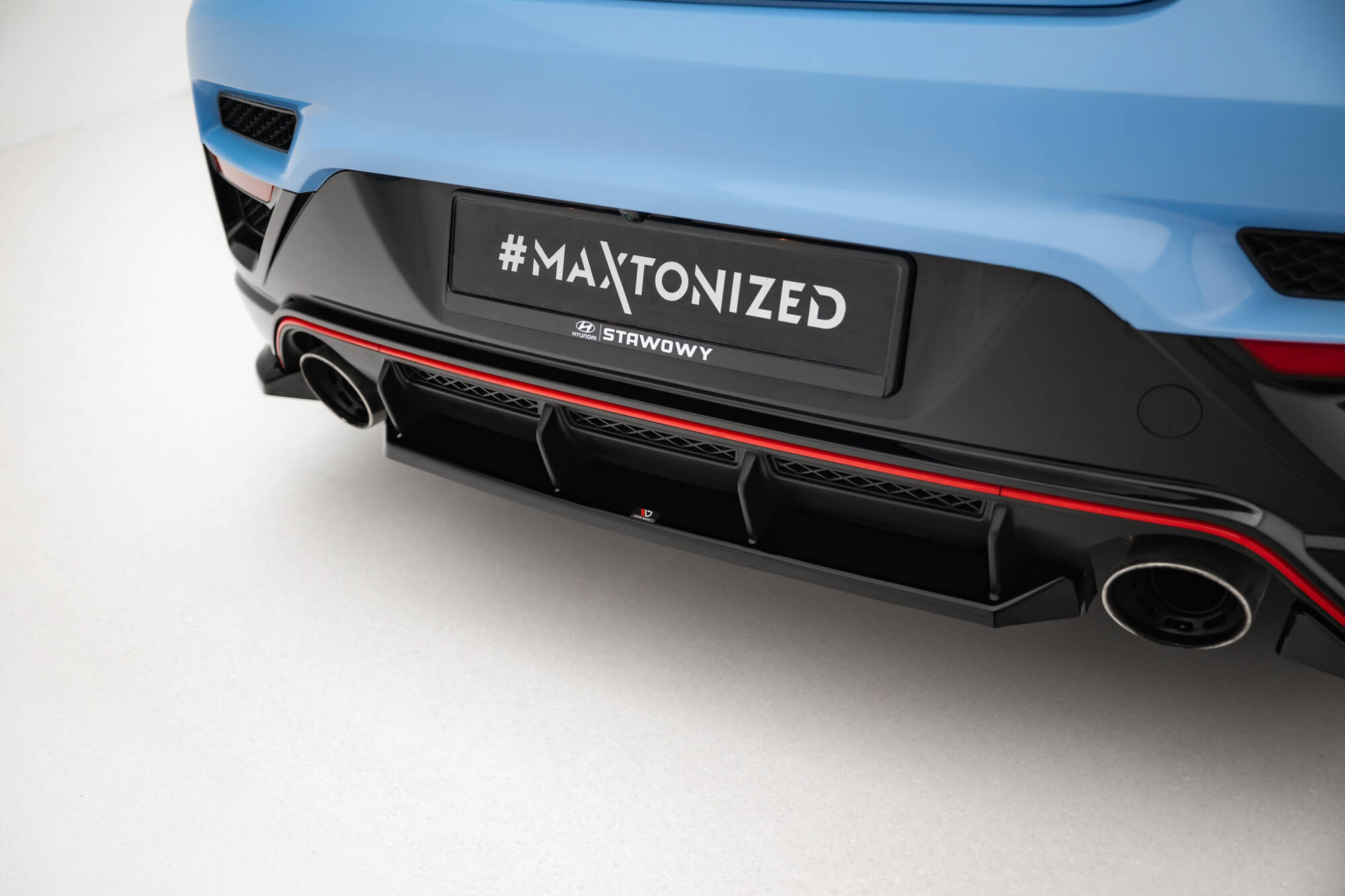 Baksplitter Hyundai Veloster N II 2018- 2022 | Glossy Black Edition – bilde 2