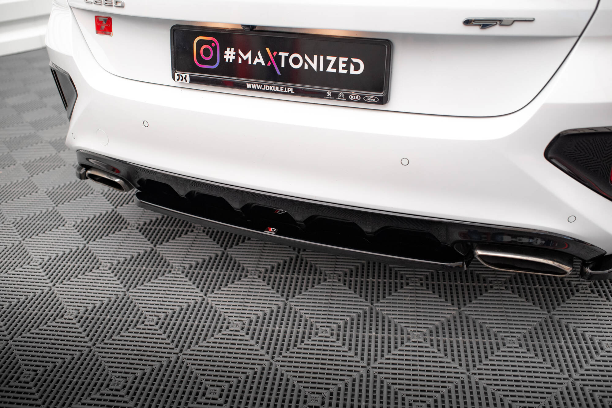 Baksplitter Kia Ceed GT III 2018 - 2021 | Glossy Black Edition
