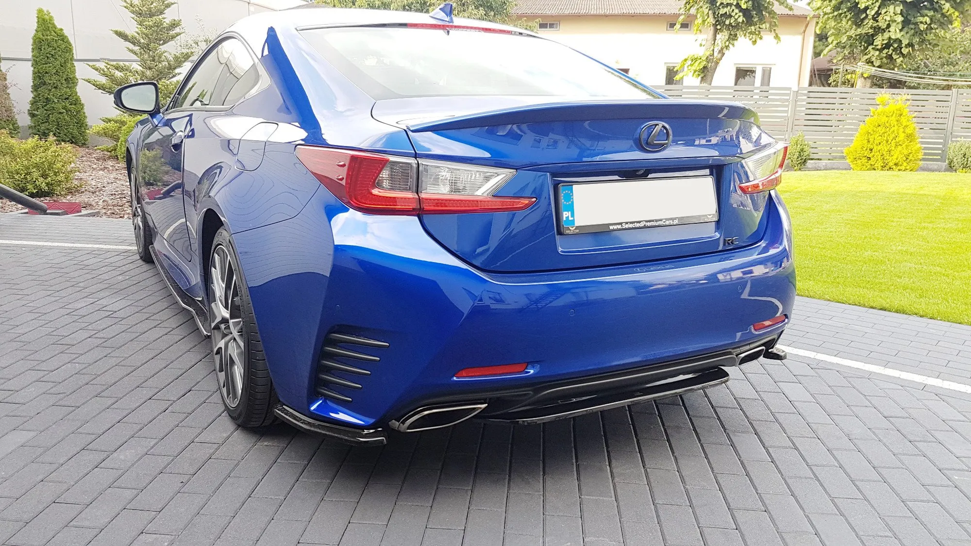 Baksplitter Lexus RC 2014-2018 | Glossy Black Edition