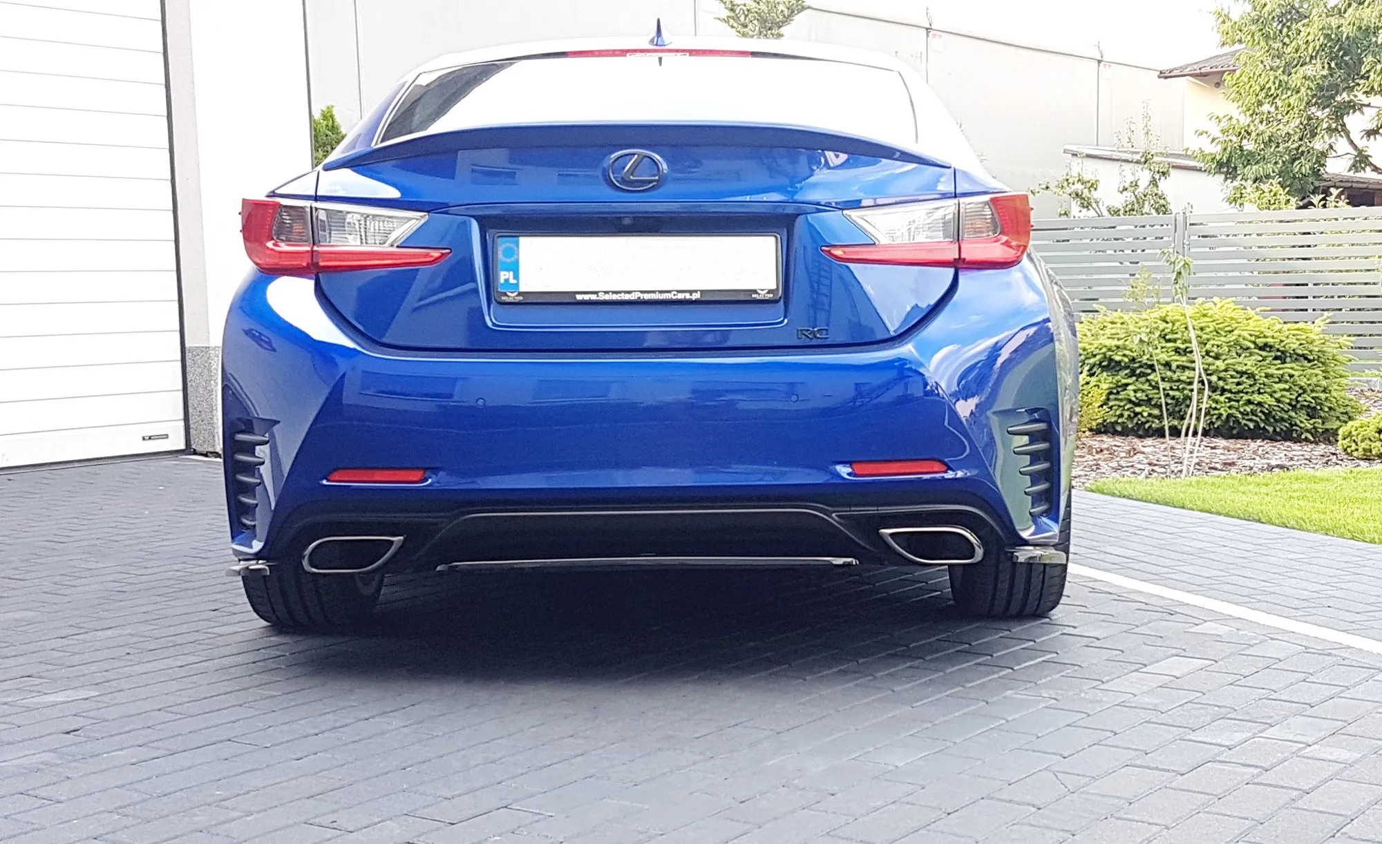 Baksplitter Lexus RC 2014-2018 | Glossy Black Edition – bilde 3