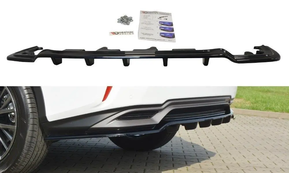 Baksplitter m/diffusør Lexus RX IV 2015 - 2022 | Black