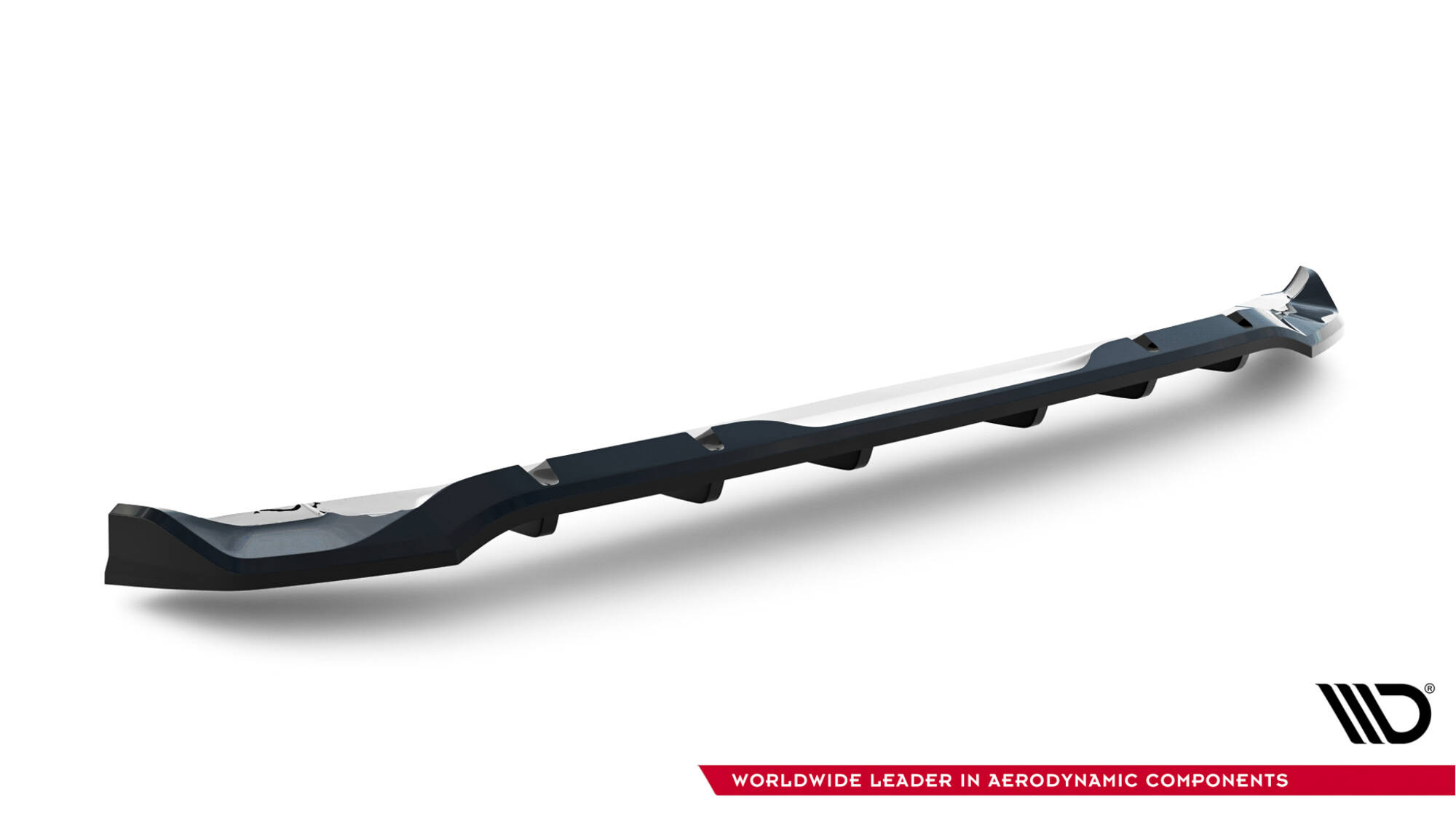 Baksplitter med diffuser Abarth 500e 2023 ->  | Glossy Black Edition – bilde 4