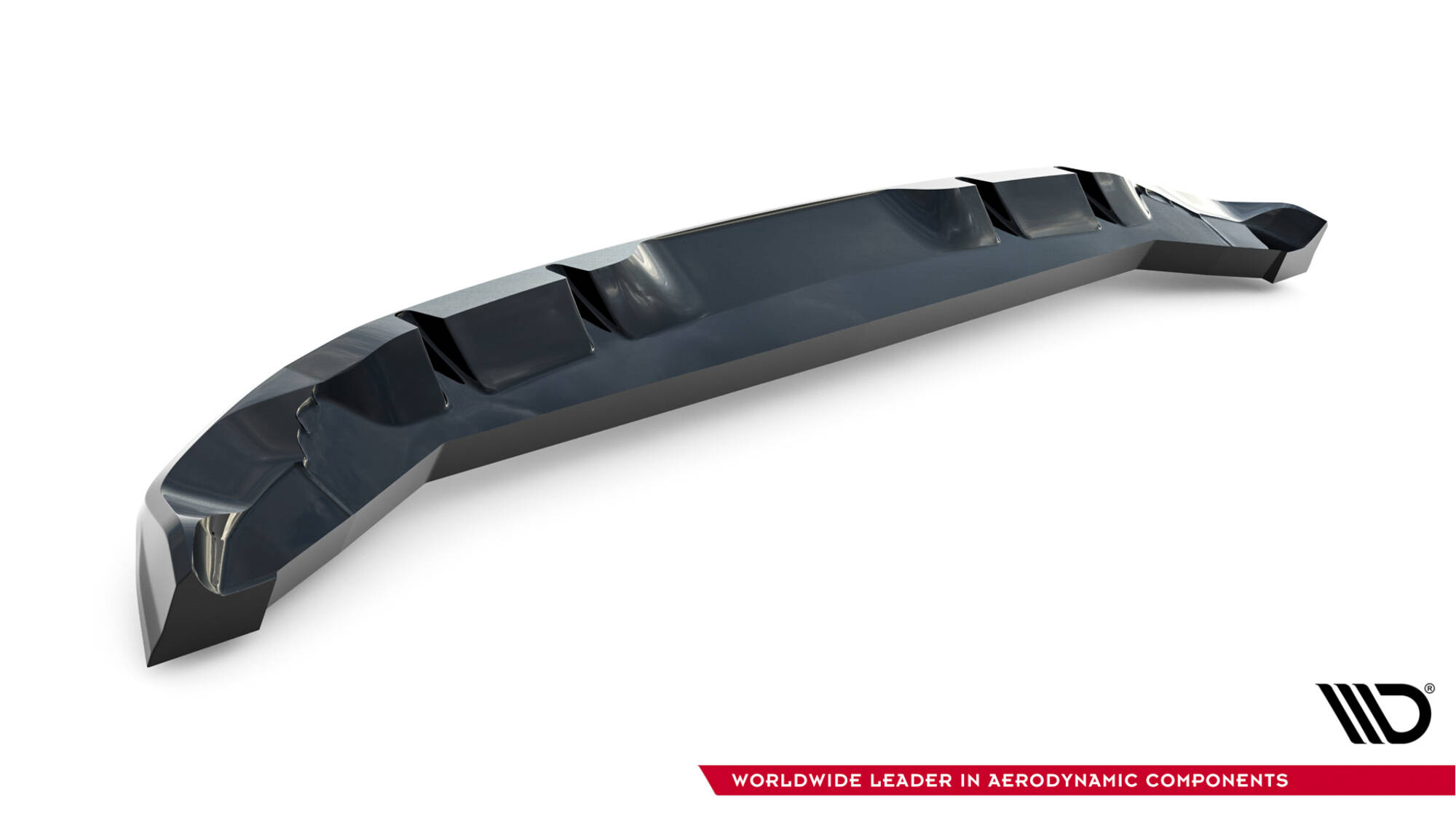 Baksplitter med diffuser Abarth 500e 2023 ->  | Glossy Black Edition – bilde 5
