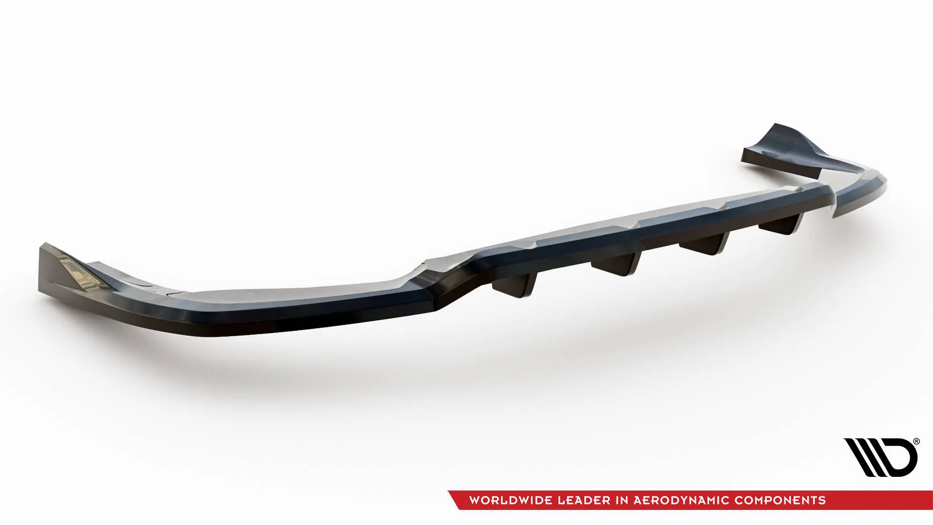 Baksplitter med diffuser Alfa Romeo Stelvio Quadrifoglio 2016 - 2020 | 3D Glossy Black – bilde 6