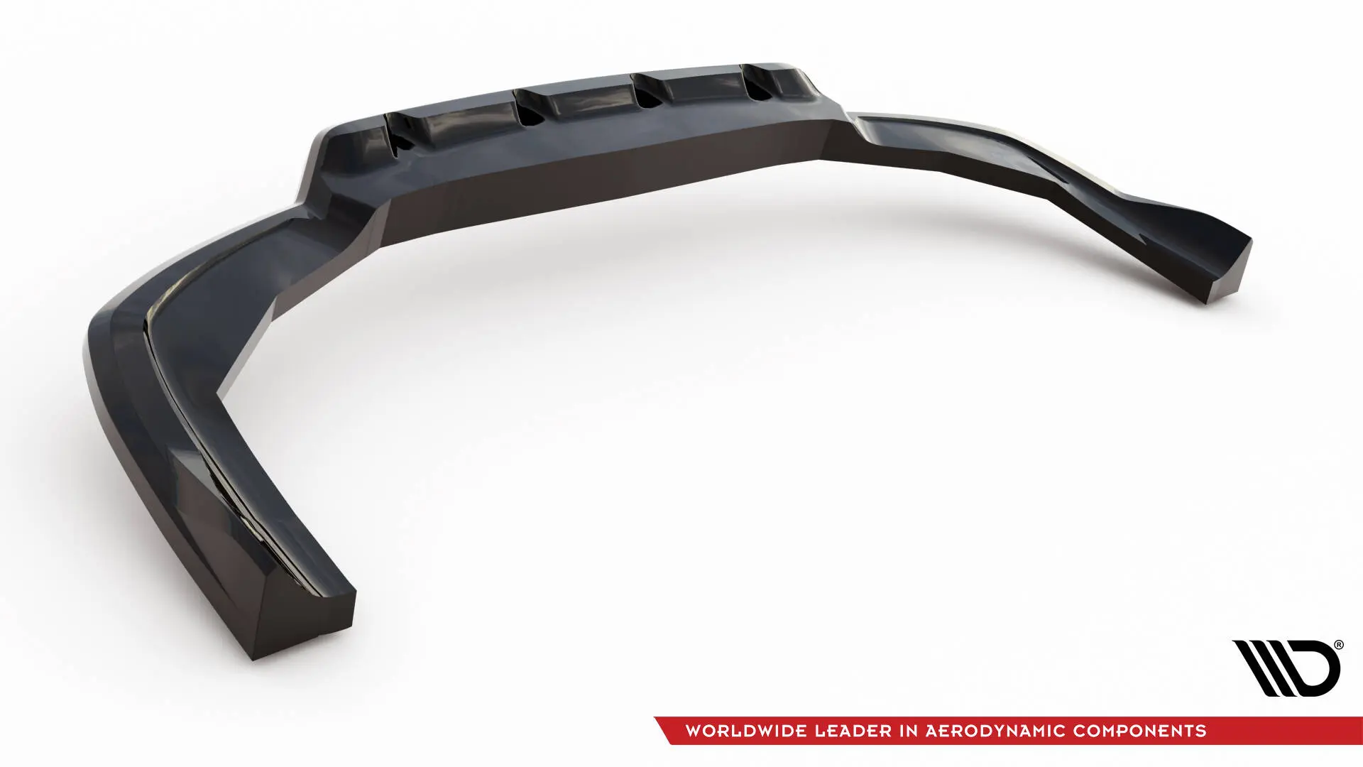Baksplitter med diffuser Alfa Romeo Stelvio Quadrifoglio 2016 - 2020 | 3D Glossy Black – bilde 7