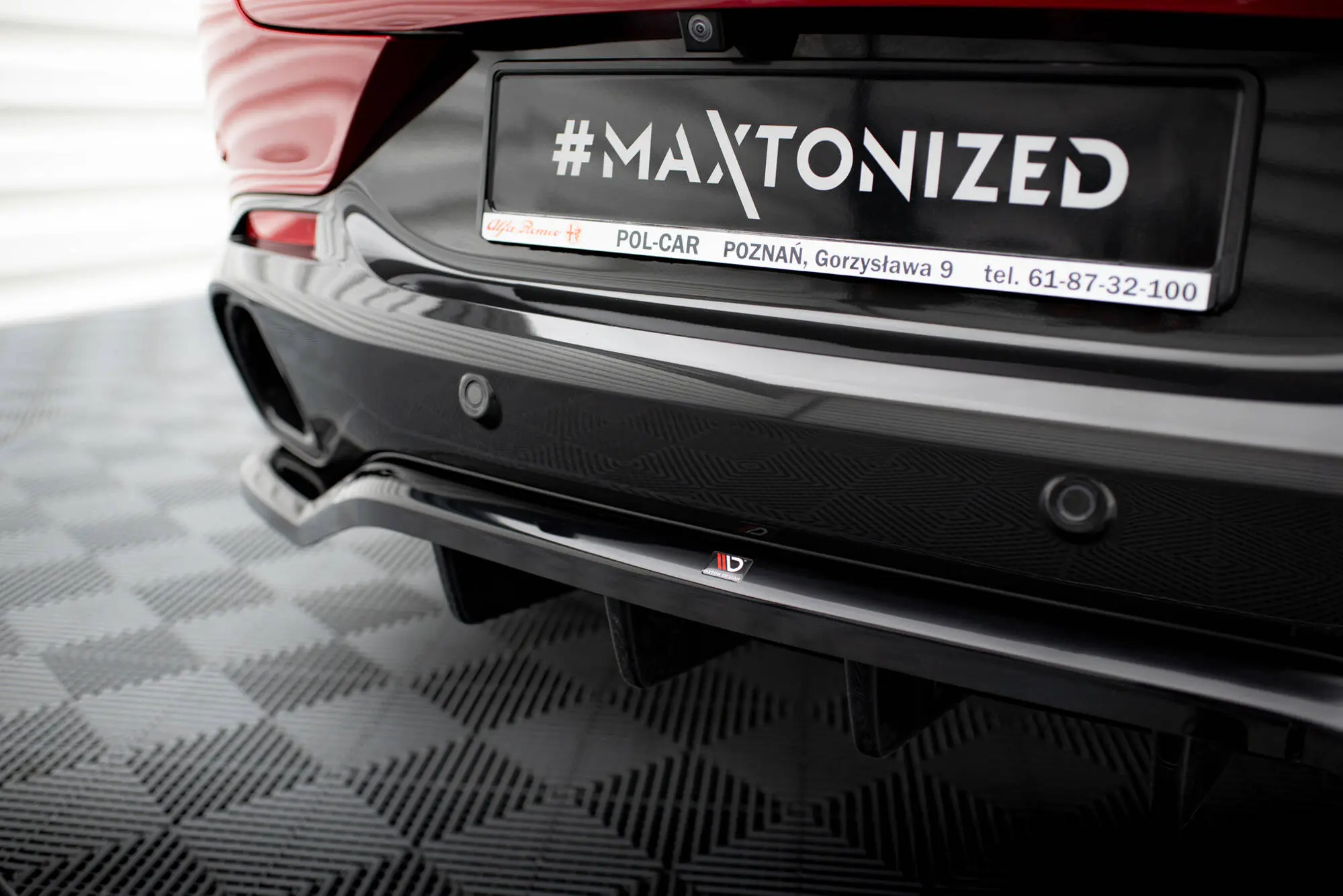 Baksplitter med diffuser Alfa Romeo Tonale 2022 - > | Glossy Black Edition – bilde 4