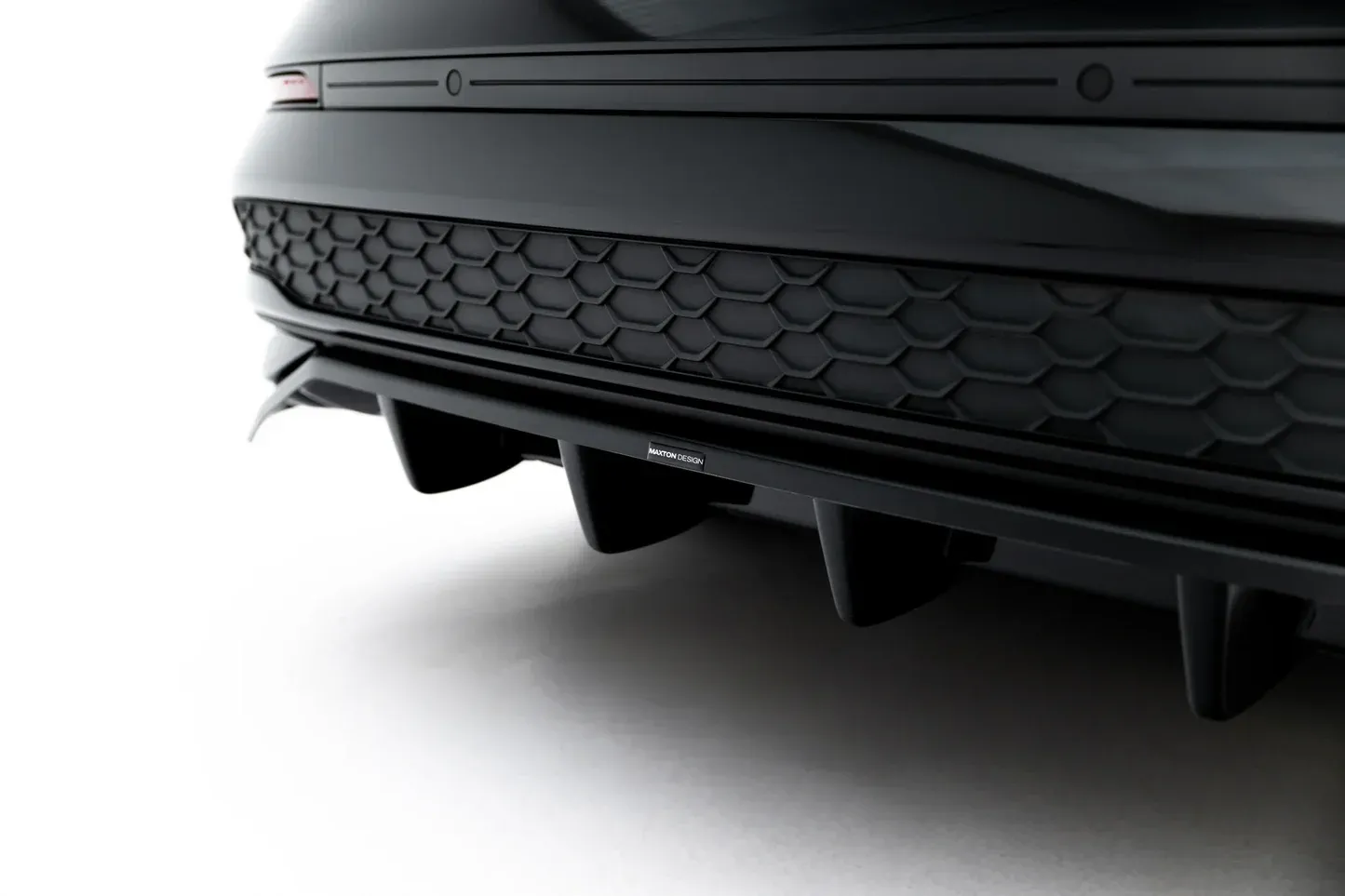 Baksplitter med diffuser Audi A3 Sedan 8Y Facelift 2024 -> | Glossy Black Edition – bilde 4