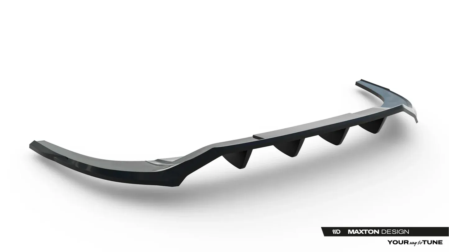 Baksplitter med diffuser Audi A3 Sedan 8Y Facelift 2024 -> | Glossy Black Edition – bilde 6