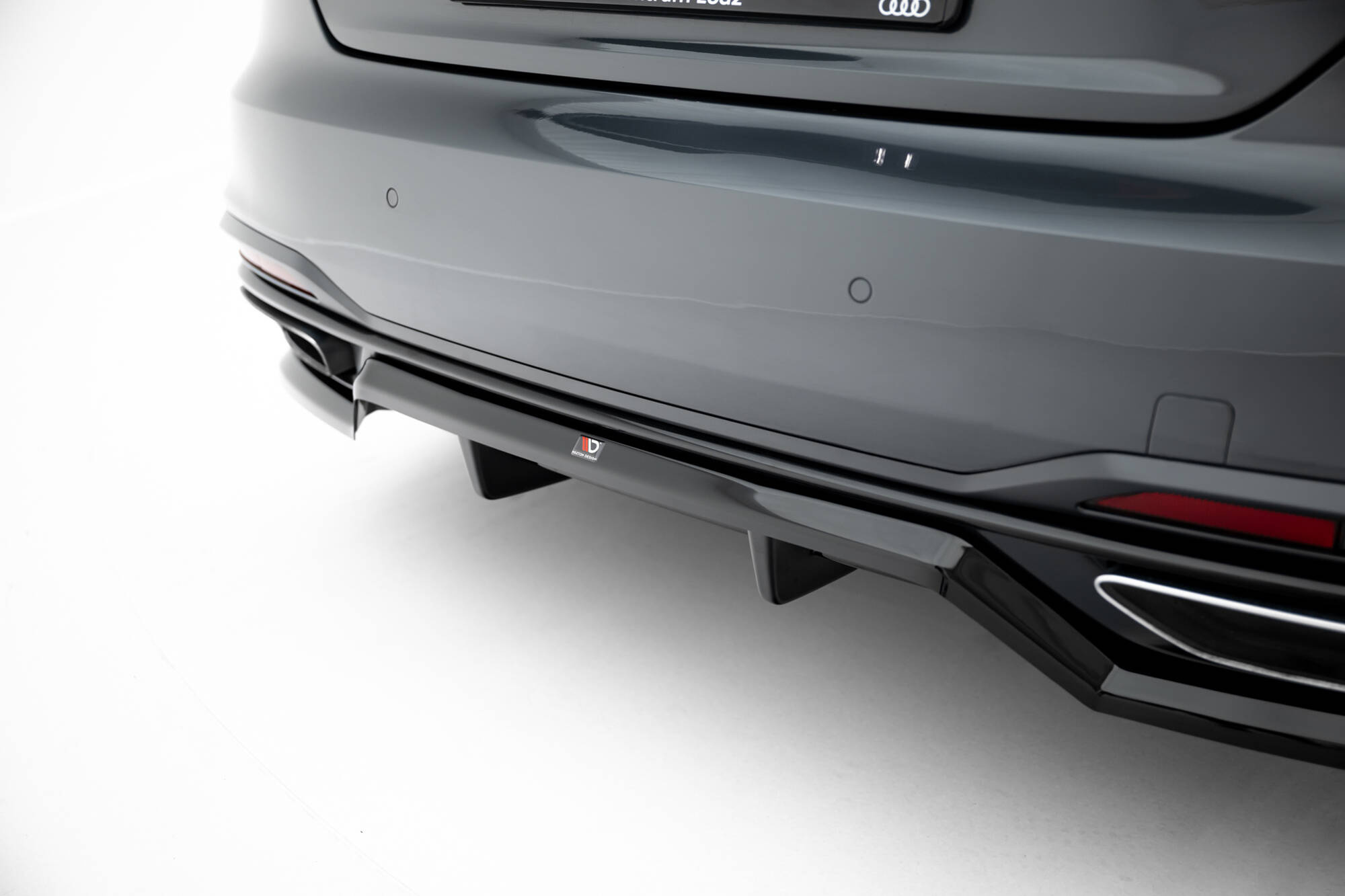 Baksplitter med diffuser Audi A5 (F5) Facelift 2019 - 2024 | Glossy Black Edition – bilde 3