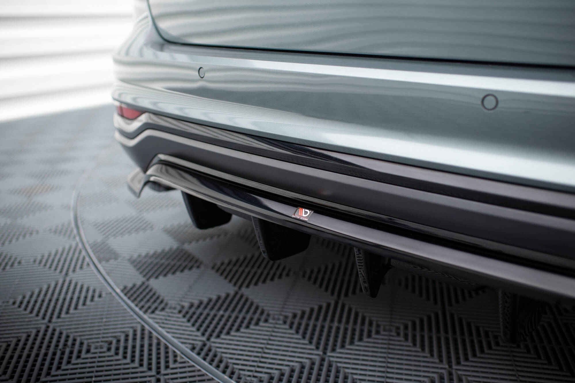 Baksplitter med diffuser Audi A6 Allroad (C8) 2019 - 2023  | Glossy Black Edition – bilde 6