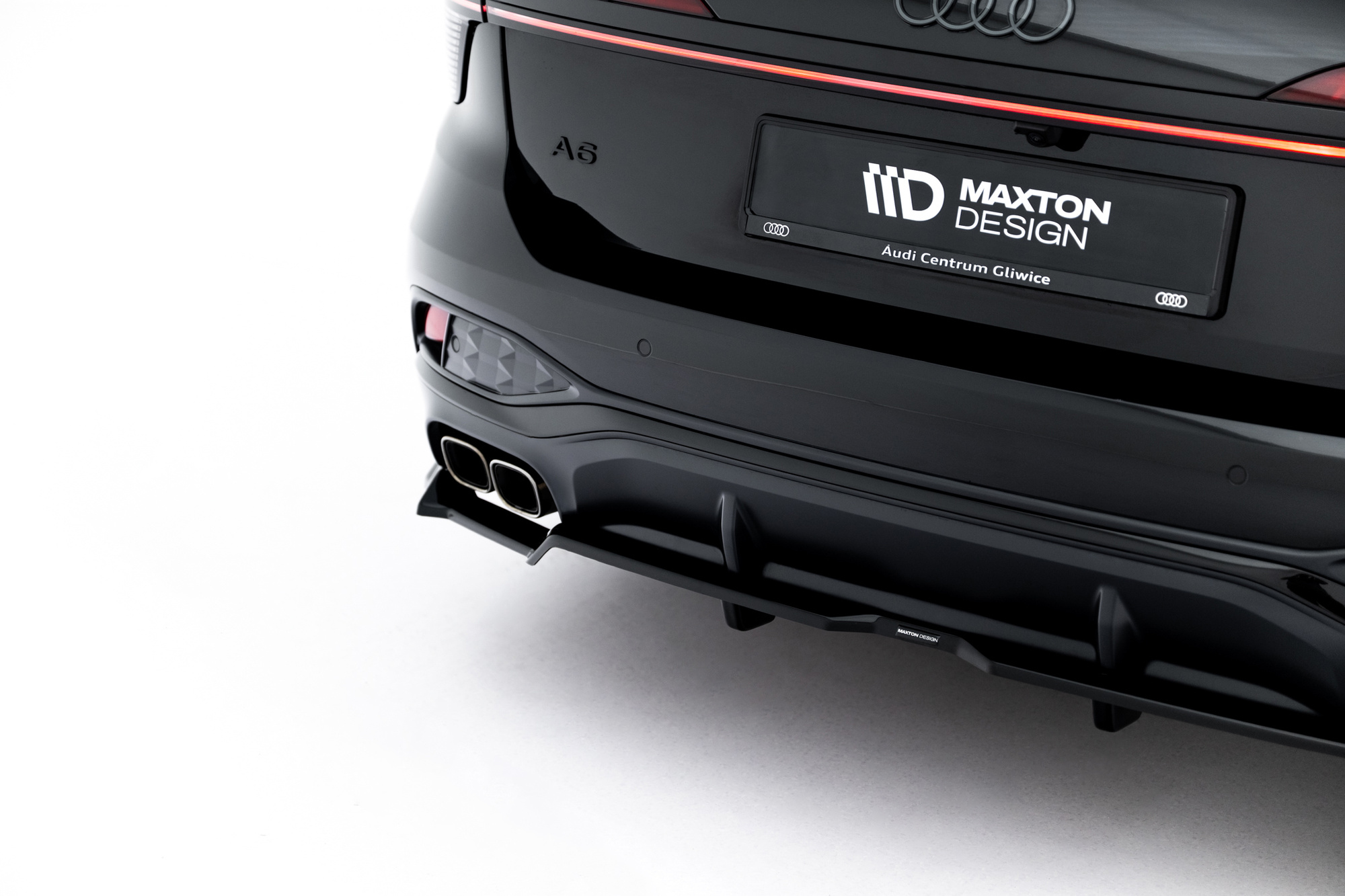 Baksplitter med diffuser Audi A6 (C9) 2025 -> | Glossy Black Edition V1 – bilde 2