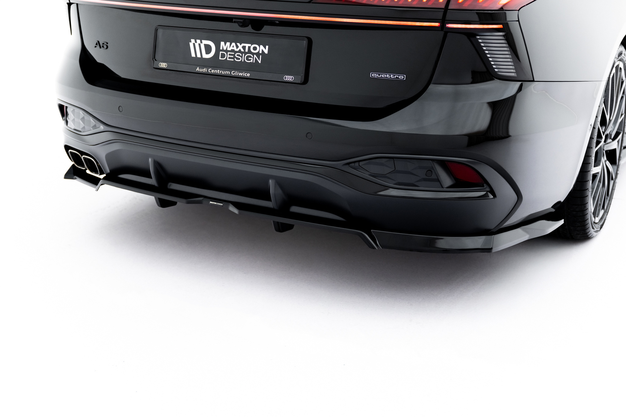 Baksplitter med diffuser Audi A6 (C9) 2025 -> | Glossy Black Edition V1 – bilde 4