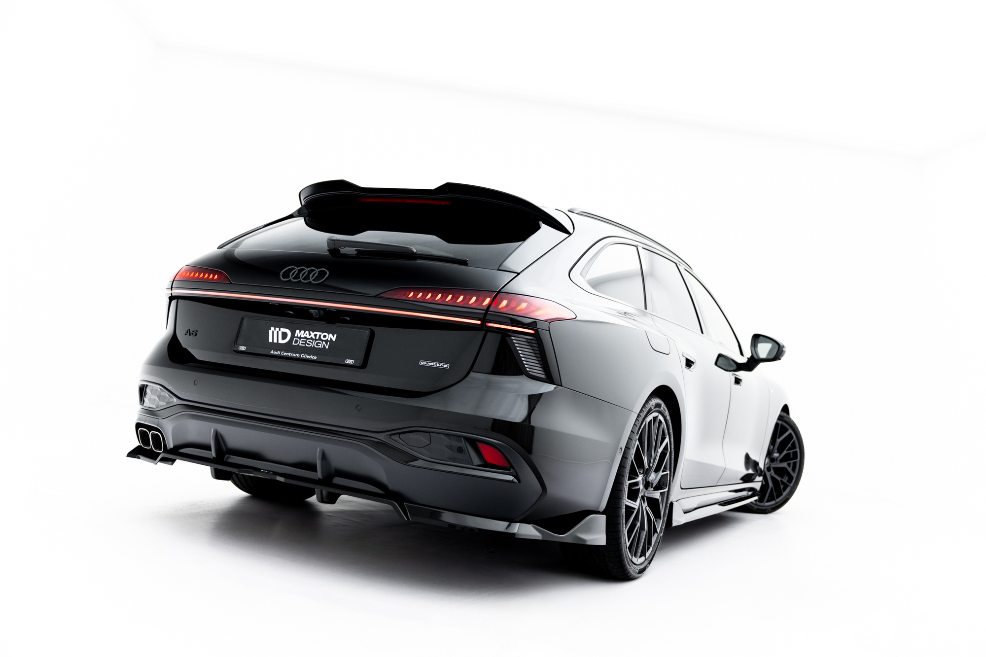 Baksplitter med diffuser Audi A6 (C9) 2025 ->  | Glossy Black Edition V2 – bilde 4