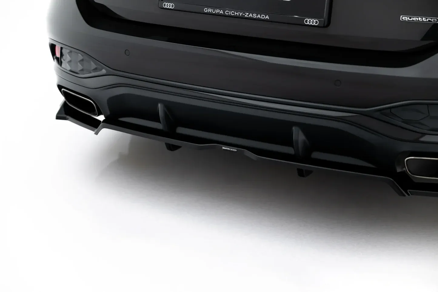 Baksplitter med diffuser Audi A6 S-Line C9 2025 -> | Glossy Black Edition V3 – bilde 4