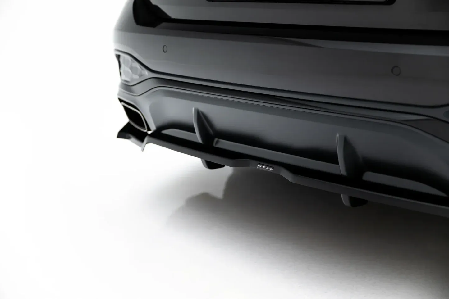 Baksplitter med diffuser Audi A6 S-Line (C9) 2025 -> | Glossy Black Edition V4 – bilde 4