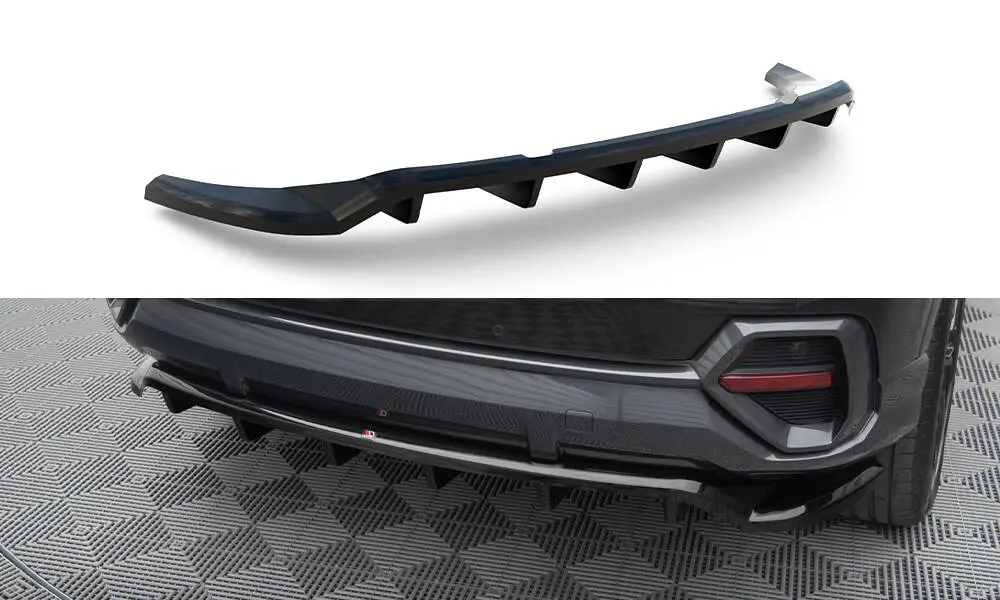 Baksplitter med diffuser Audi Q3 Sportback F3 2019 - 2025 | Glossy Black Edition – bilde 2