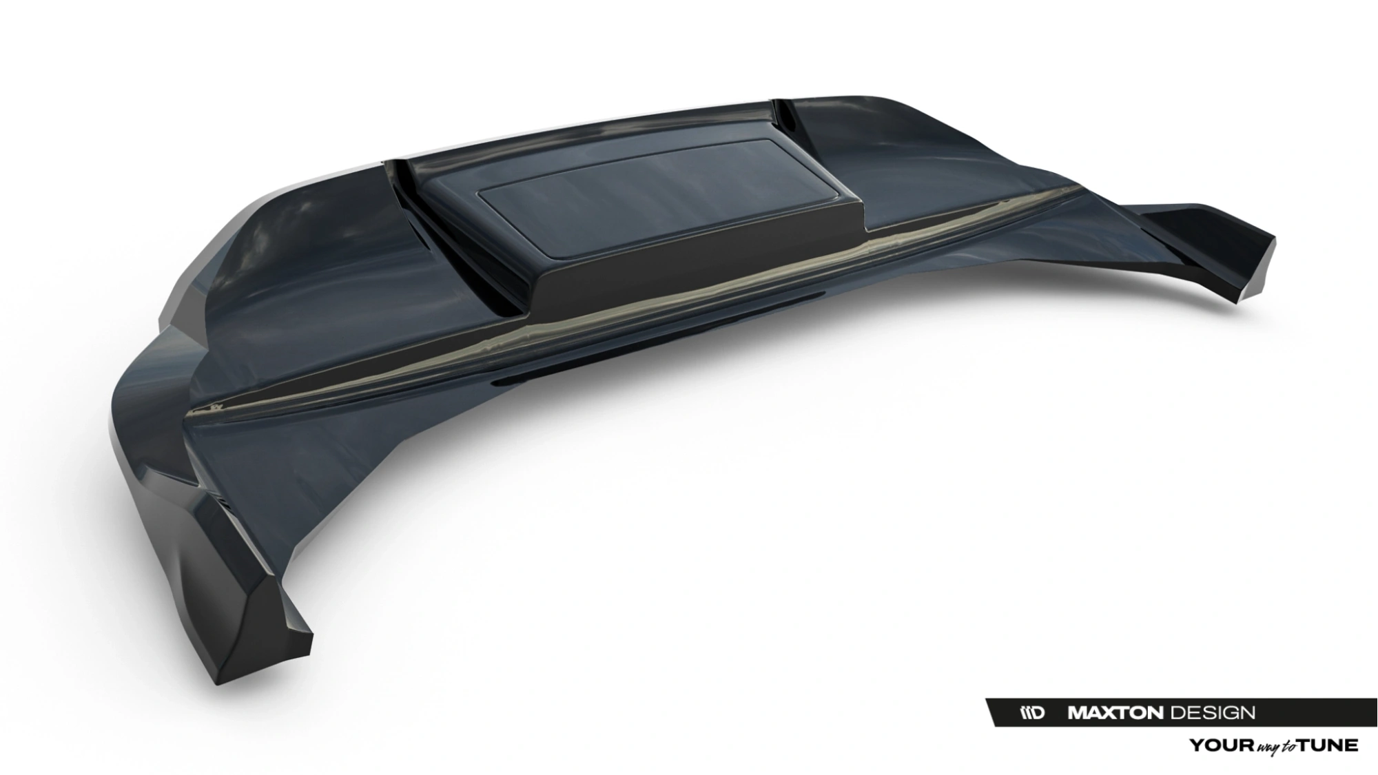 Baksplitter med diffuser Audi (Q6/SQ6) e-tron I 2023 ->  | Glossy Black Edition – bilde 6