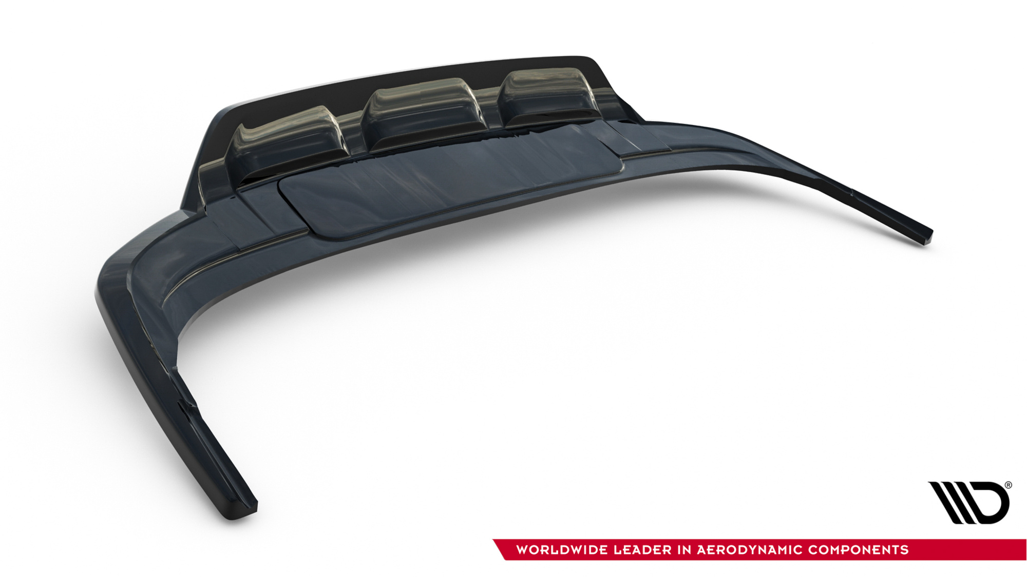 Baksplitter med diffuser Audi Q7 II Facelift 2019 - 2023  | Glossy Black Edition – bilde 8