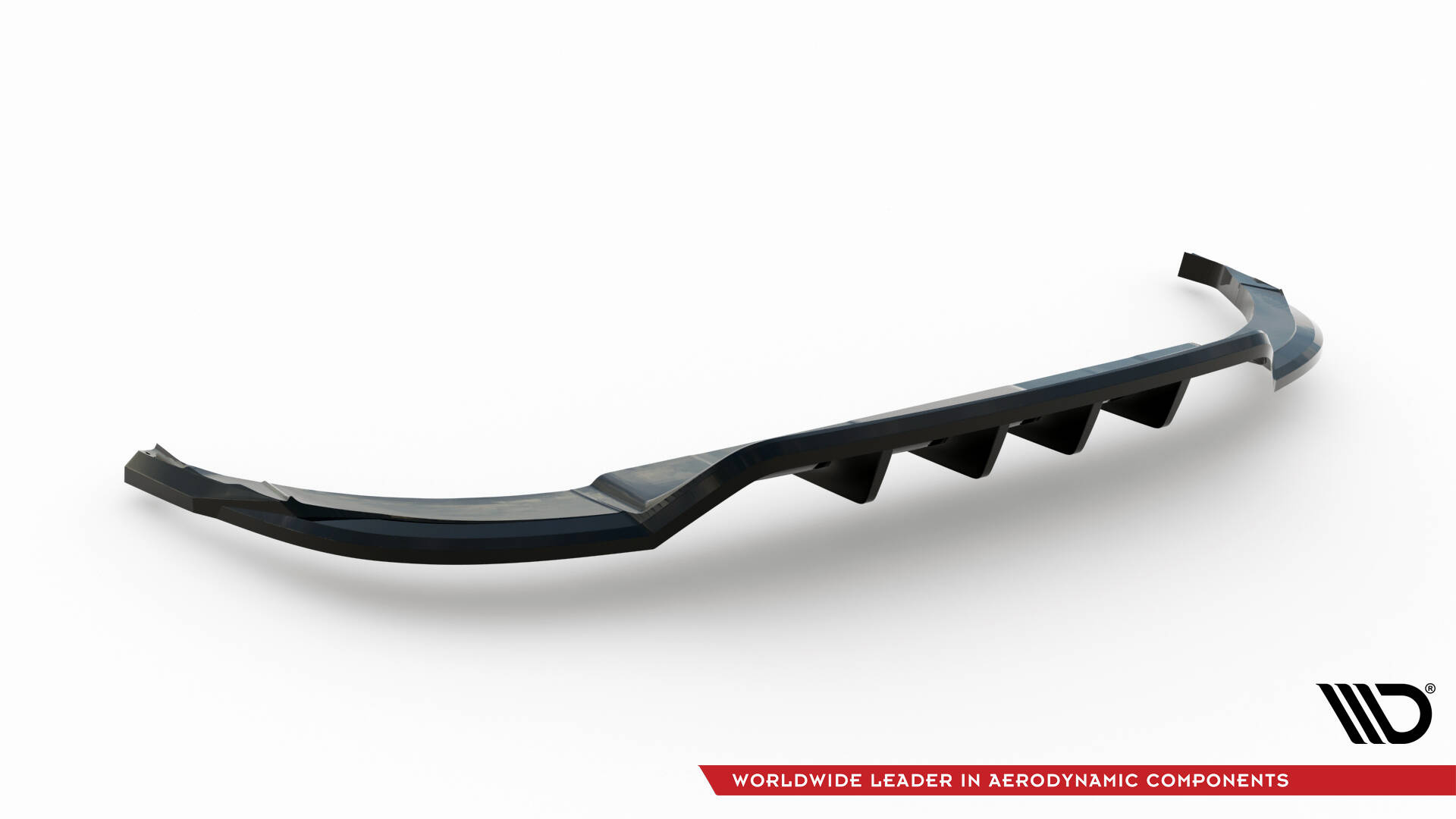 Baksplitter med diffuser Audi Q8 I 2018 - 2023 | Glossy Black Edition – bilde 4