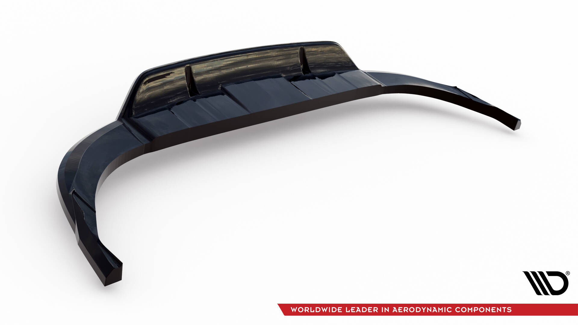 Baksplitter med diffuser Audi Q8 I 2018 - 2023 | Glossy Black Edition – bilde 5