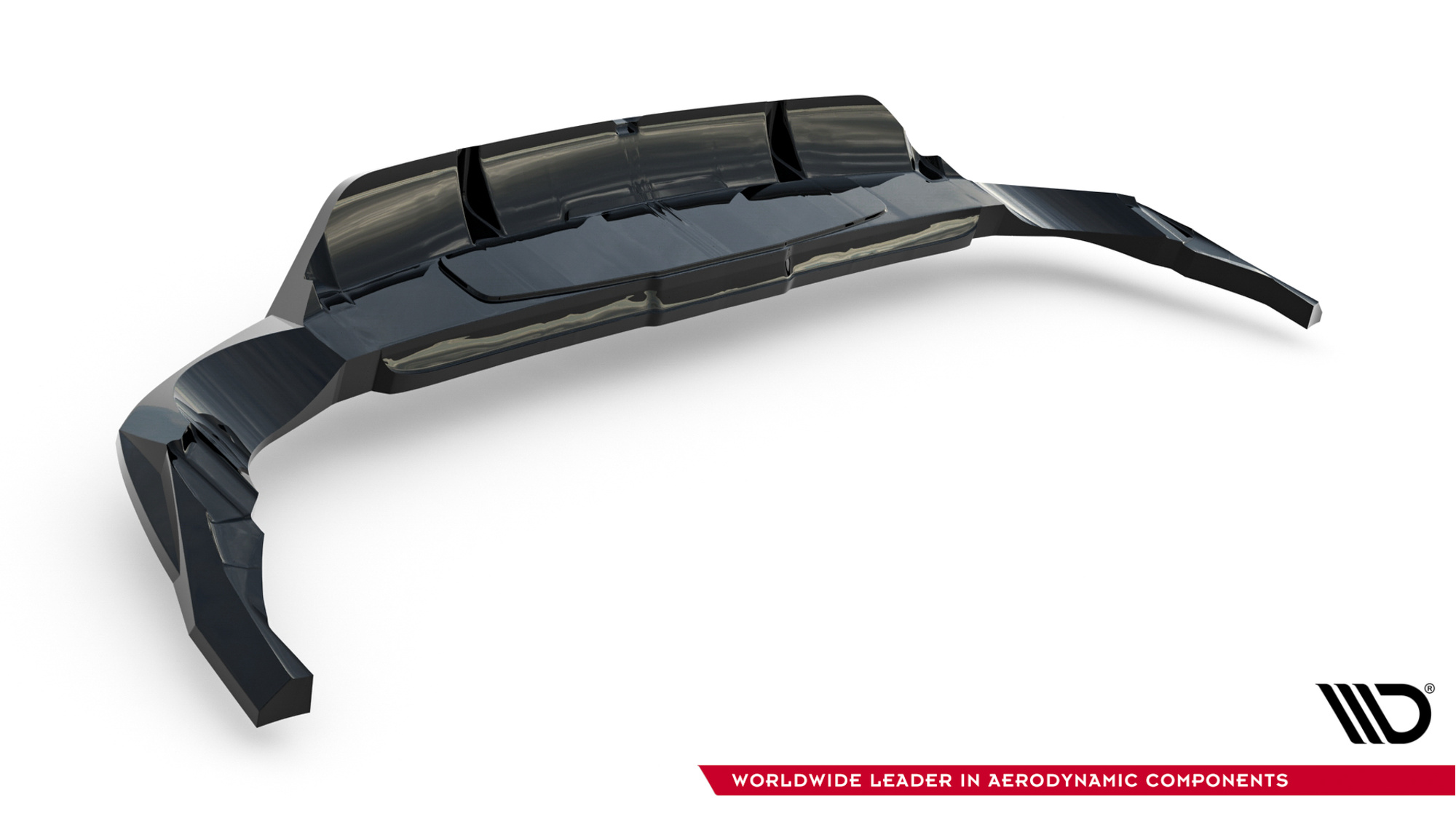 Baksplitter med diffuser Audi RS Q8 I Facelift 2025 ->  | Glossy Black Edition – bilde 9