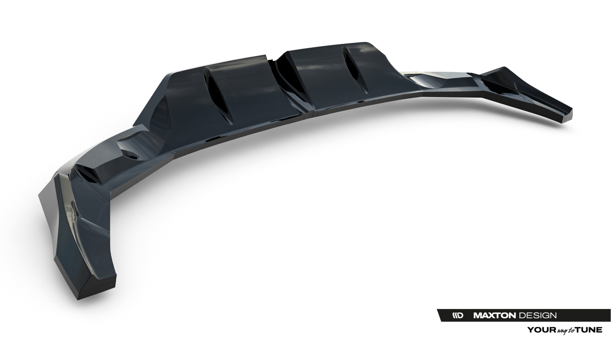 Baksplitter med diffuser Audi RS3 8Y Facelift 2024 ->  | Glossy Black Edition V1 – bilde 9