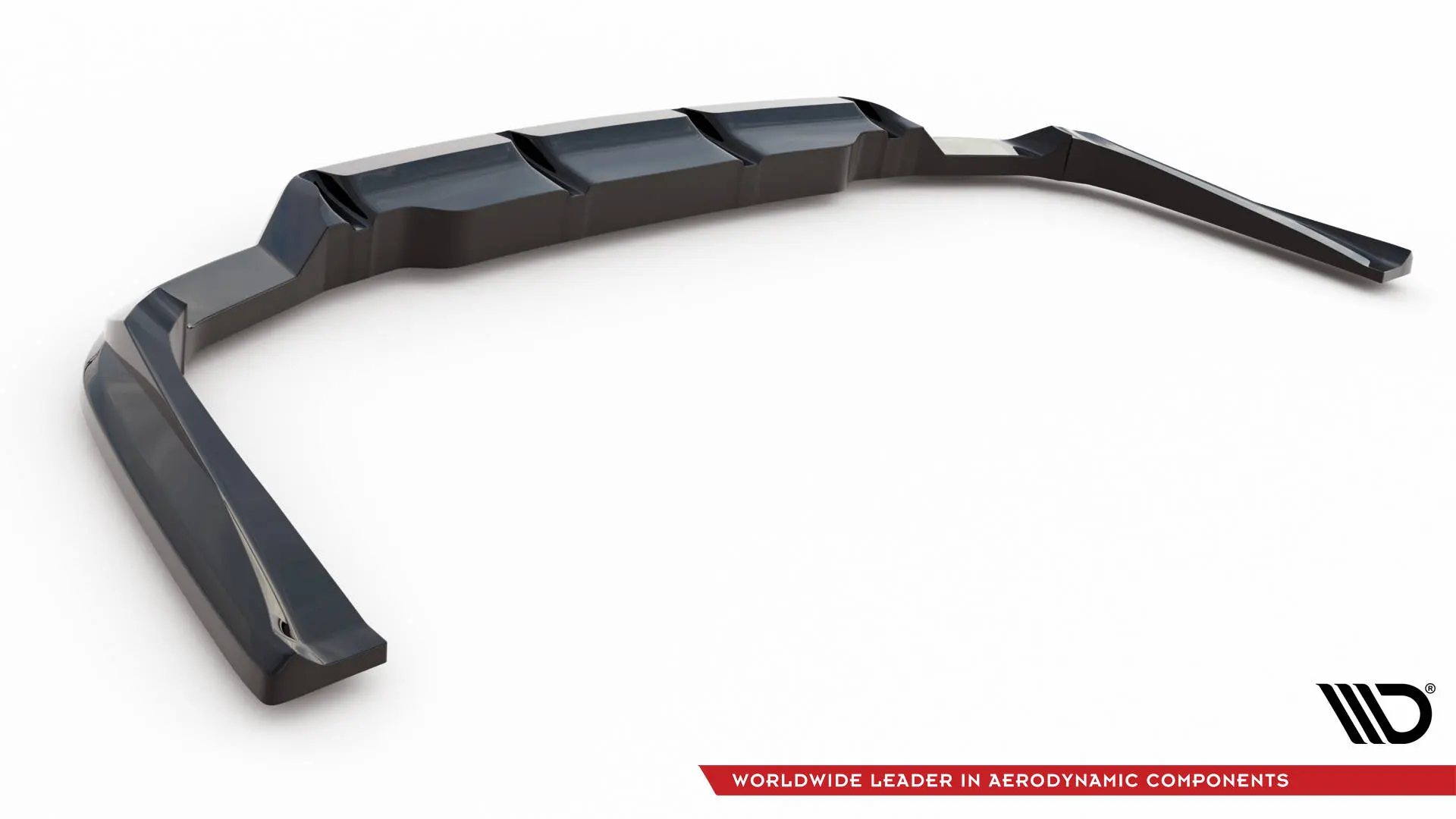 Baksplitter med diffuser Audi RS6 (C6) Avant 2007 - 2010 | Glossy Black Edition – bilde 7