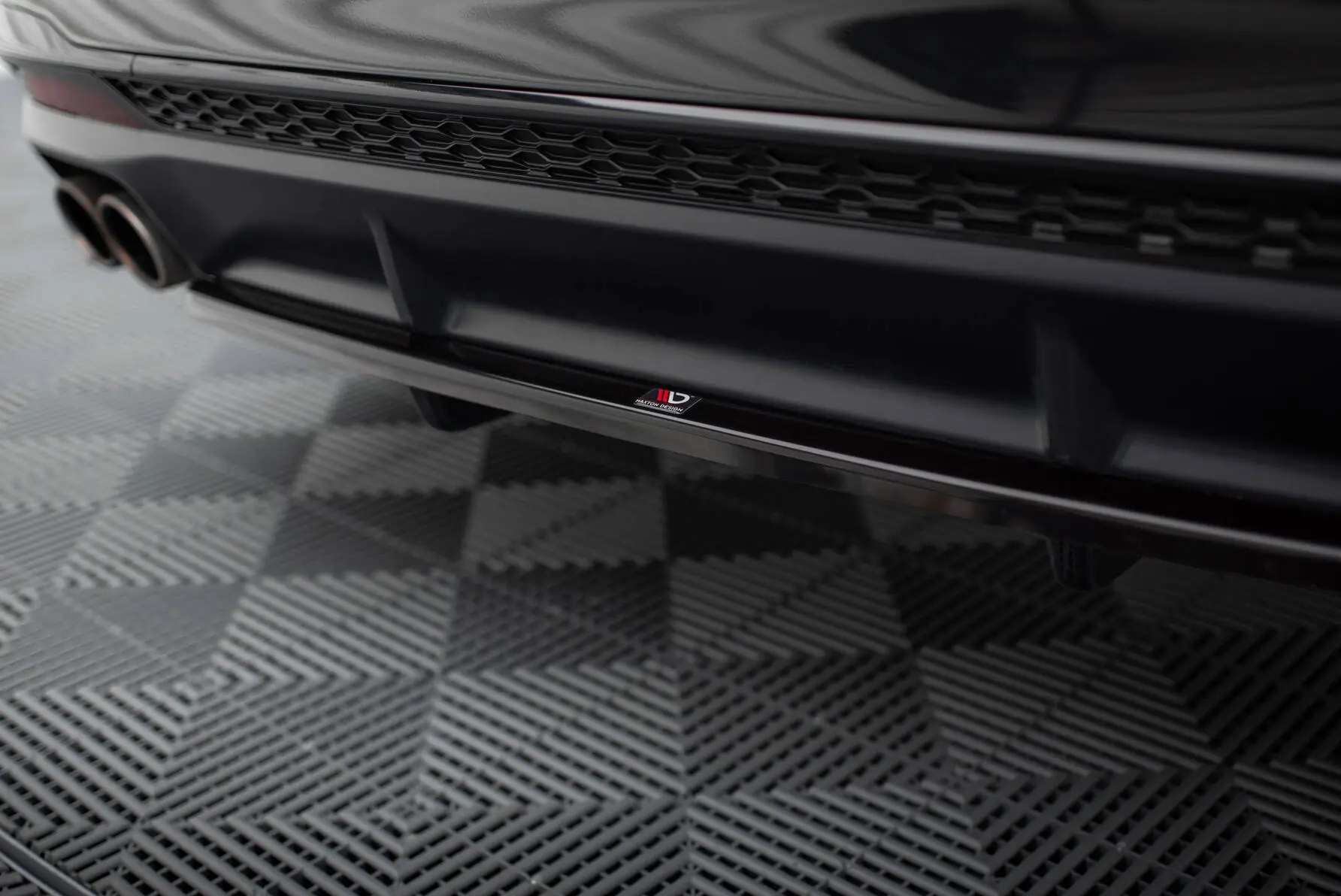 Baksplitter med diffuser Audi S4 (B9) facelift 2019 - > | Glossy Black Edition – bilde 3