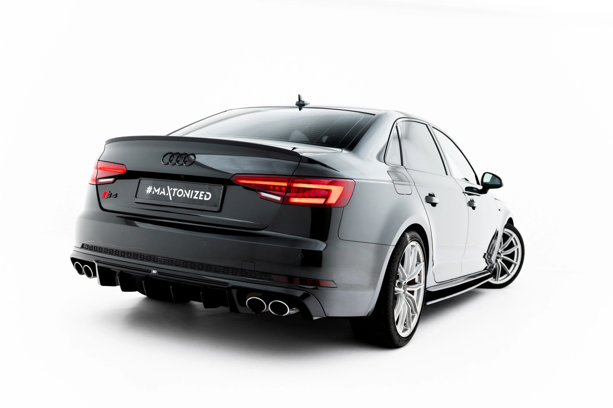 Baksplitter med diffuser Audi S4 B9 Sedan / Avant 2015 - 2019