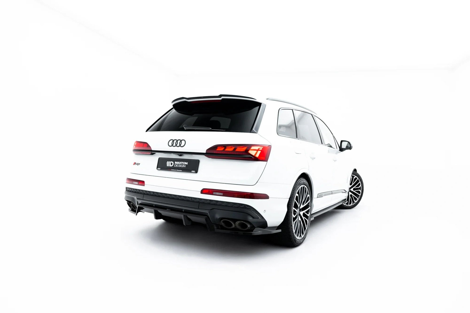 Baksplitter med diffuser Audi SQ7 II Facelift 2024 ->  | Glossy Black Edition