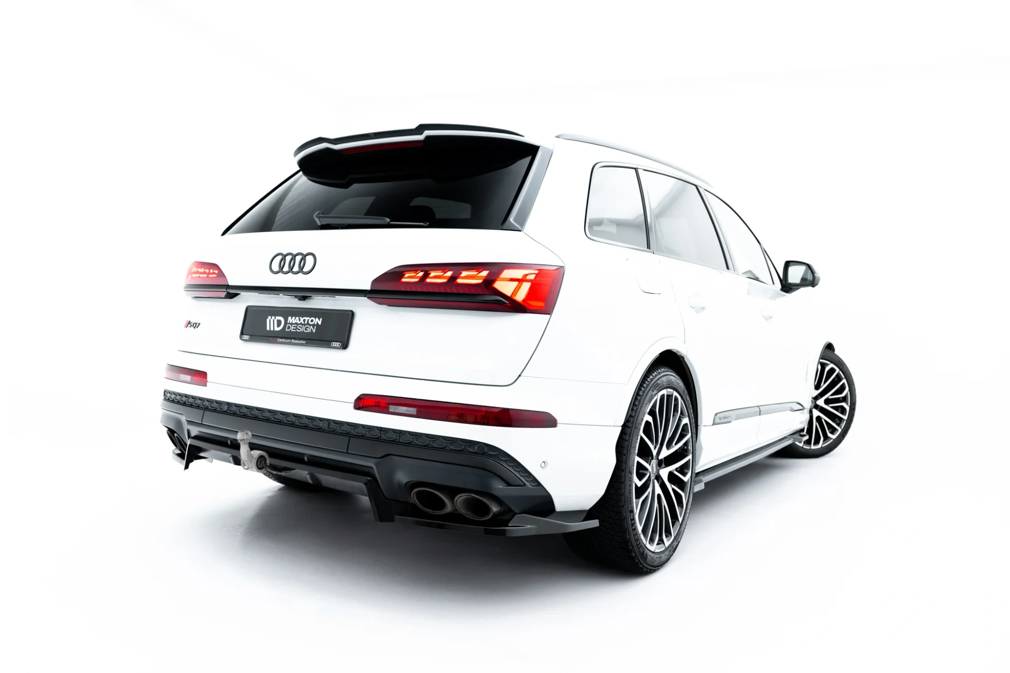 Baksplitter med diffuser Audi SQ7 II Facelift 2024 ->  | Glossy Black Edition – bilde 2