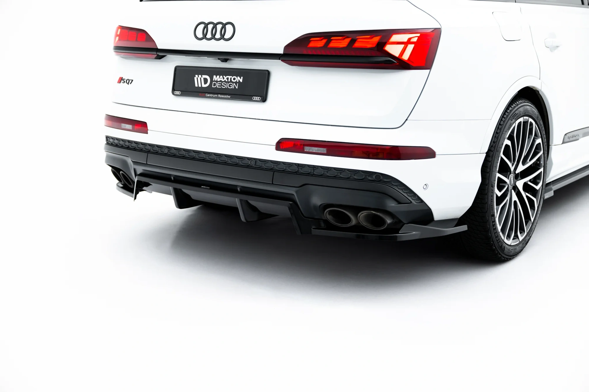 Baksplitter med diffuser Audi SQ7 II Facelift 2024 ->  | Glossy Black Edition – bilde 4