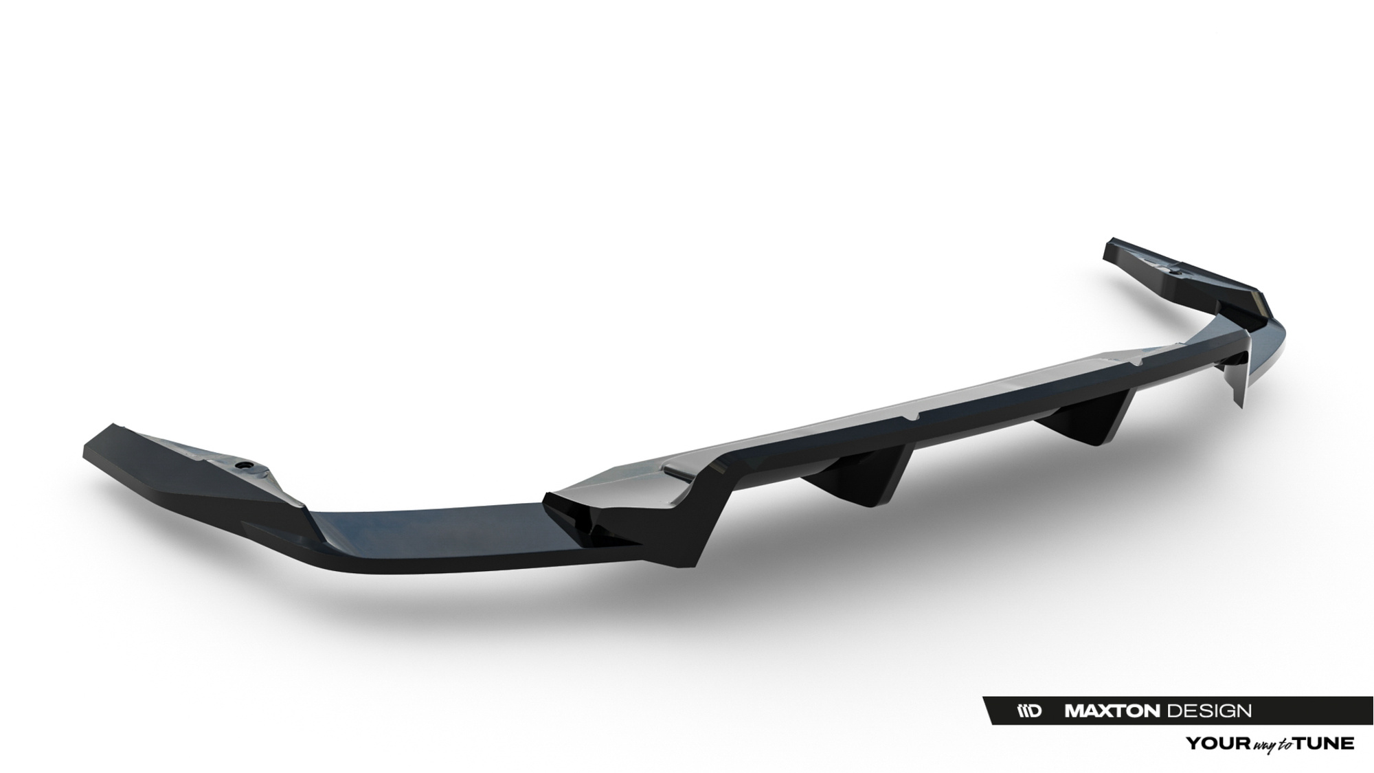 Baksplitter med diffuser Audi SQ7 II Facelift 2024 ->  | Glossy Black Edition – bilde 6