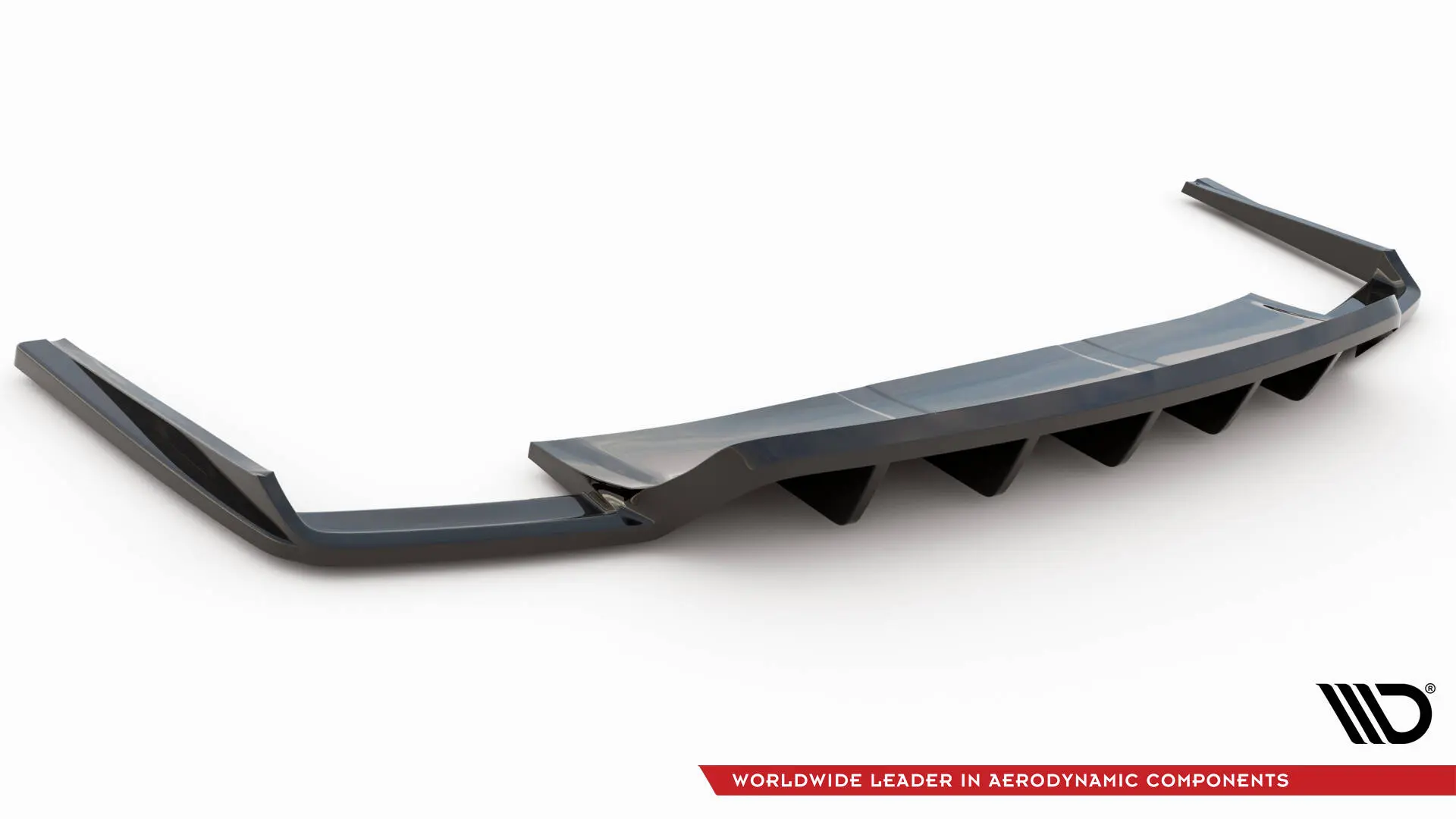 Baksplitter med diffuser Audi SQ7 mk2 2016 - 2019 | Glossy Black Edition – bilde 5