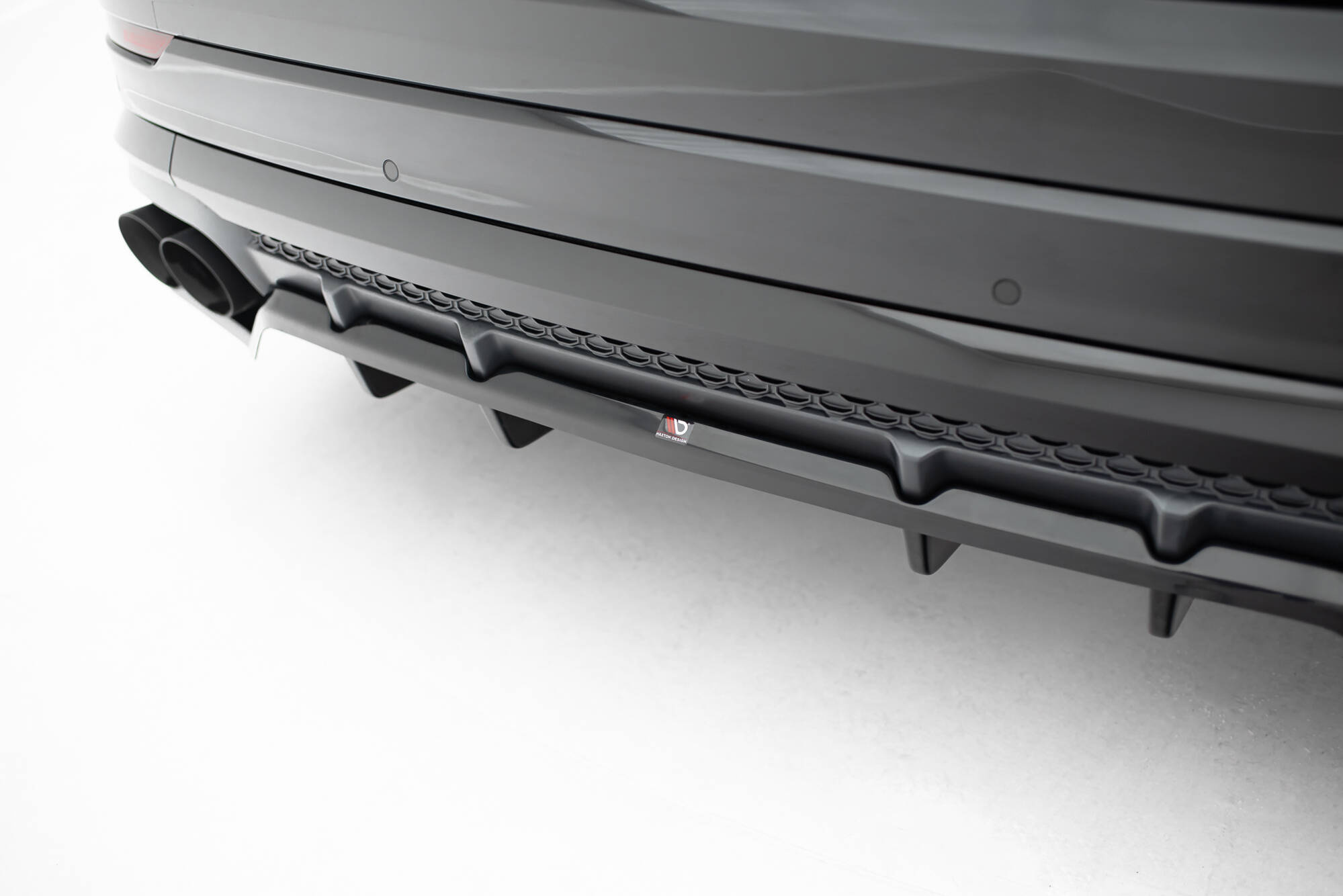 Baksplitter med diffuser Audi (SQ8/Q8) I Facelift 2023 - | Glossy Black Edition V2 – bilde 6
