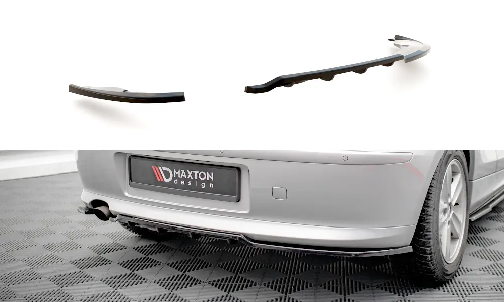 Baksplitter med diffuser BMW 1 (E81) facelift 2007 - 2011 | Glossy Black Edition – bilde 2