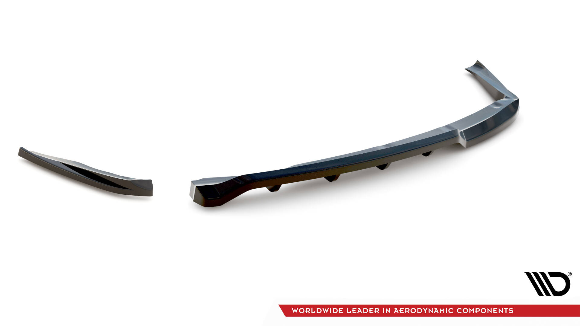 Baksplitter med diffuser BMW 1 (E87) M-Pakke facelift 2007 - 2011 | Glossy Black Edition – bilde 7