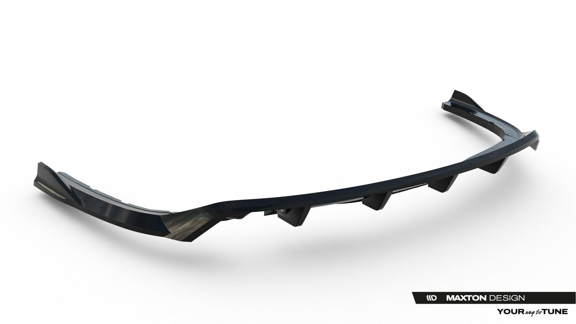 Baksplitter med diffuser BMW 3 (F30/F31) 2011 - 2015  | Glossy Black Edition – bilde 6