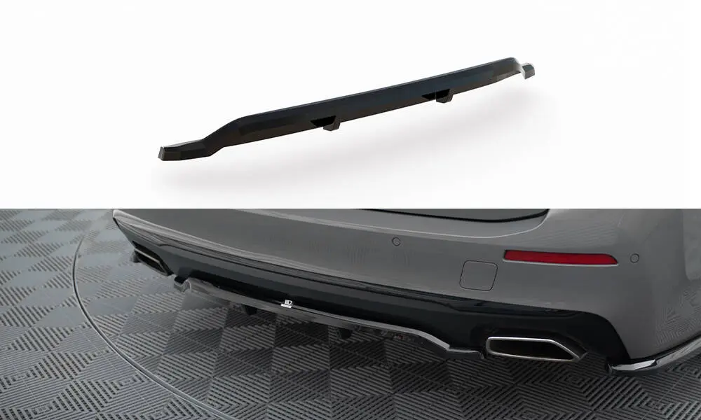 Baksplitter med diffuser BMW 5 (G30 / G31) facelift 2020 - 2023 | Glossy Black Edition – bilde 3