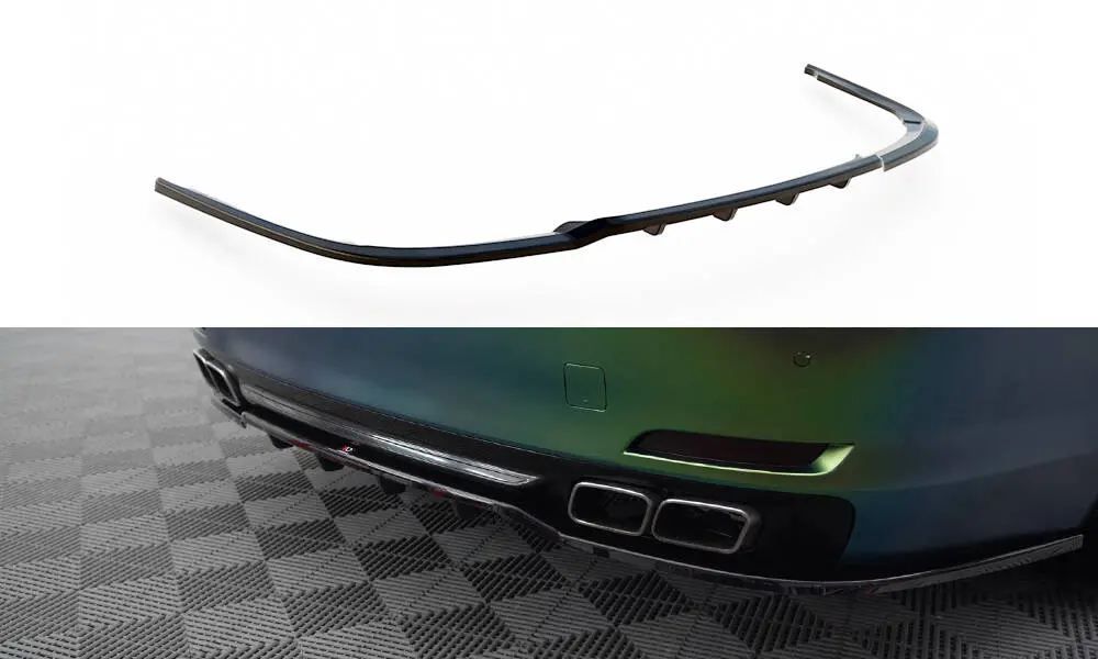 Baksplitter med diffuser BMW 7 (F01) 2008 - 2013 | Glossy Black Edition – bilde 2