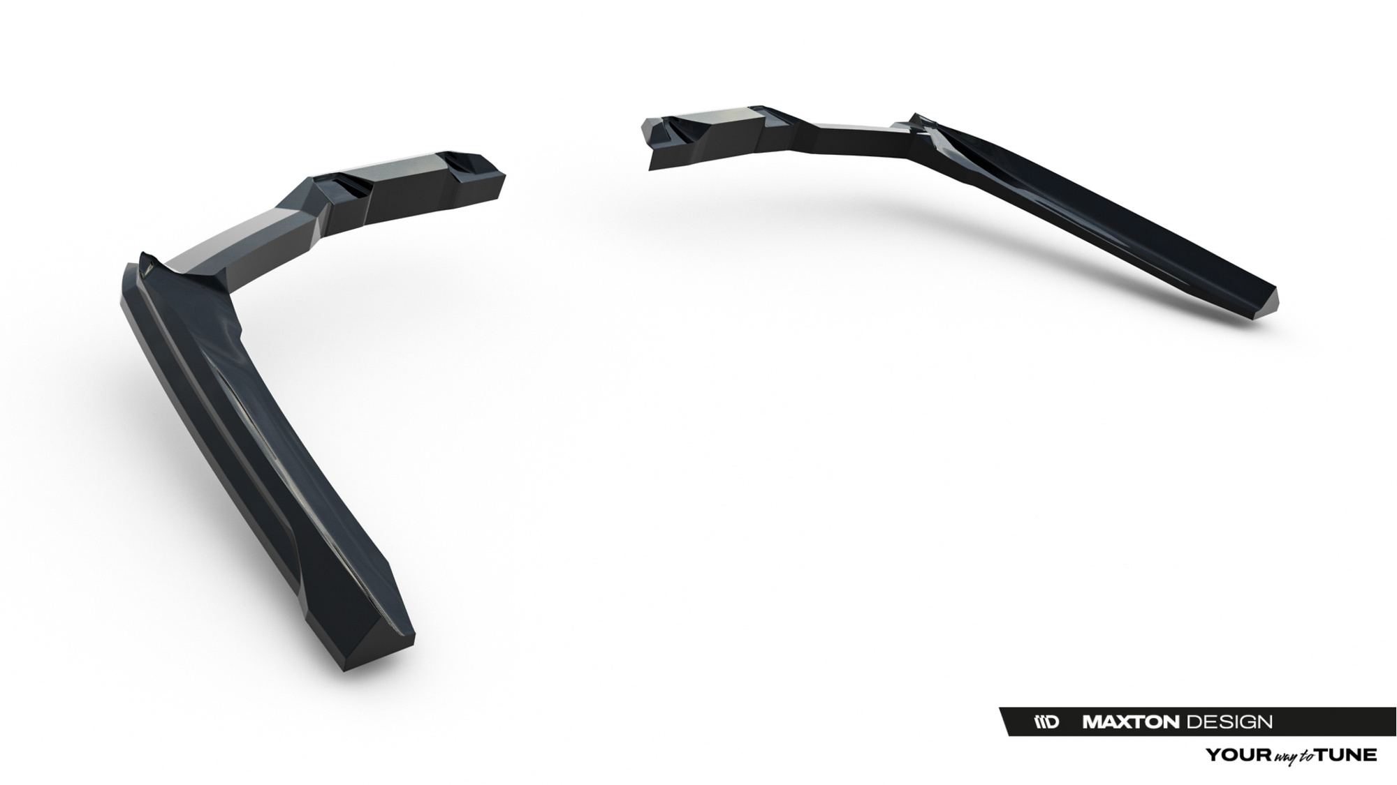 Baksplitter med diffuser BMW (i5/5) M-Pack Sedan (G60/G61) 2023 ->   | Glossy Black Edition V1 – bilde 10
