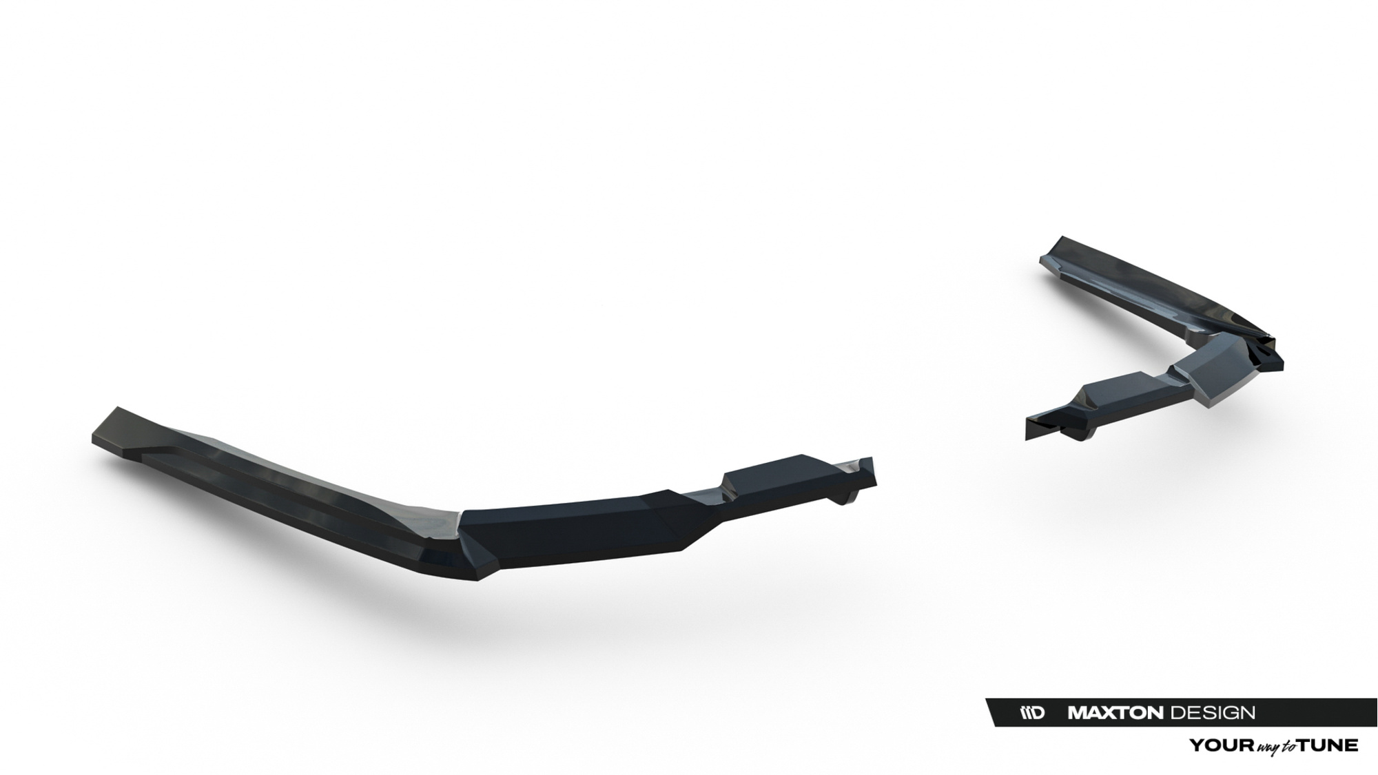 Baksplitter med diffuser BMW (i5/5) M-Pack Sedan (G60/G61) 2023 ->   | Glossy Black Edition V1 – bilde 9