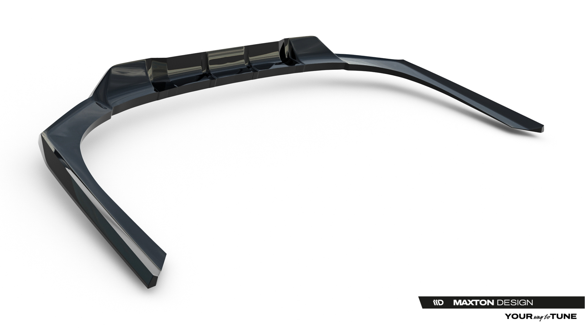 Baksplitter med diffuser BMW I7 (xDrive60/eDrive50) M-Pack (G70) / (740d/750e) xDrive M-Pack G70 2022 -> | Glossy Black Edition V2 – bilde 7