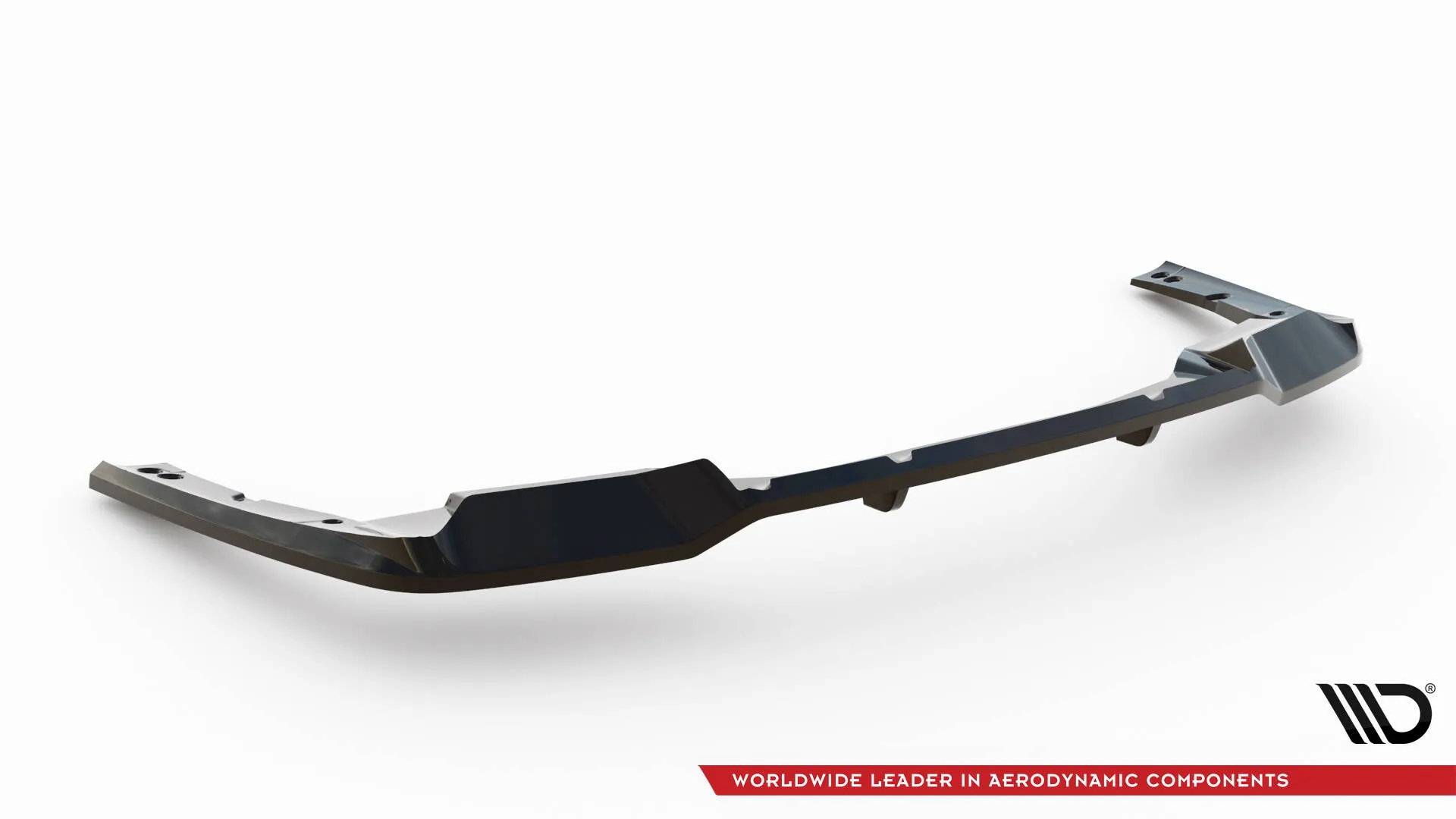 Baksplitter med diffuser BMW iX3 (G08) M-Pakke Facelift 2021 - 2025 | Glossy Black Edition Image 5
