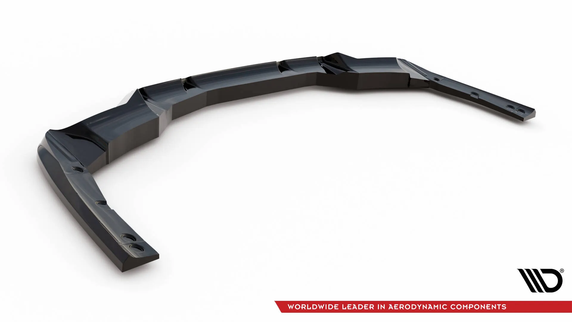 Baksplitter med diffuser BMW iX3 (G08) M-Pakke Facelift 2021 - 2025 | Glossy Black Edition Image 6