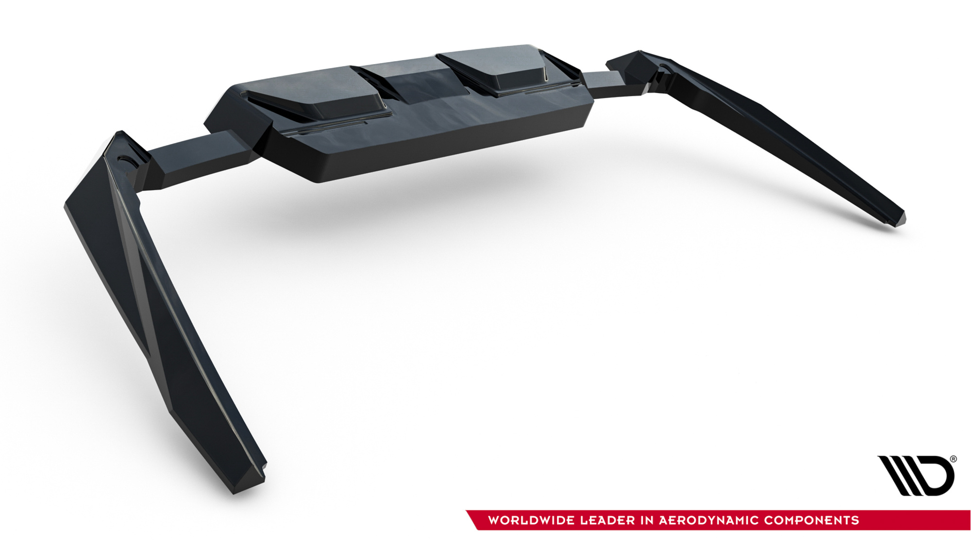 Baksplitter med diffuser BMW M5 (G90) 2024 ->  | Glossy Black Edition – bilde 9