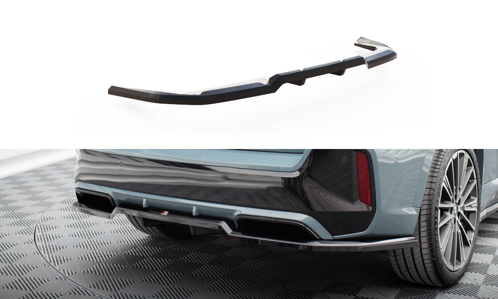 Baksplitter med diffuser BMW X1 (U11) M-Pakke 2022 - > | Glossy Black Edition – bilde 2