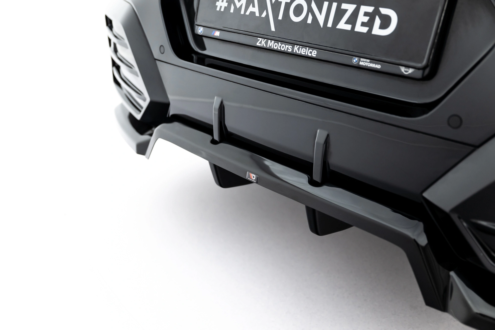 Baksplitter med diffuser BMW X2 / iX2 (U10) M-Pack 2023 -> | Glossy Black Edition – bilde 3