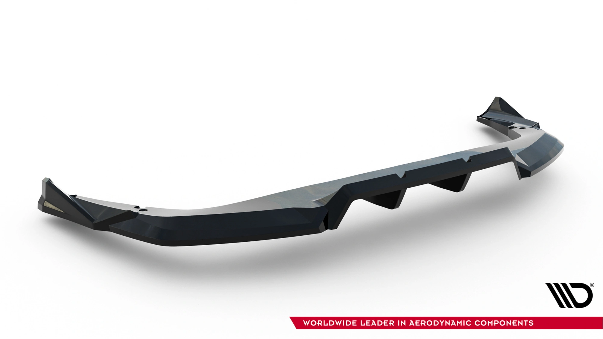 Baksplitter med diffuser BMW X2 / iX2 (U10) M-Pack 2023 -> | Glossy Black Edition – bilde 4