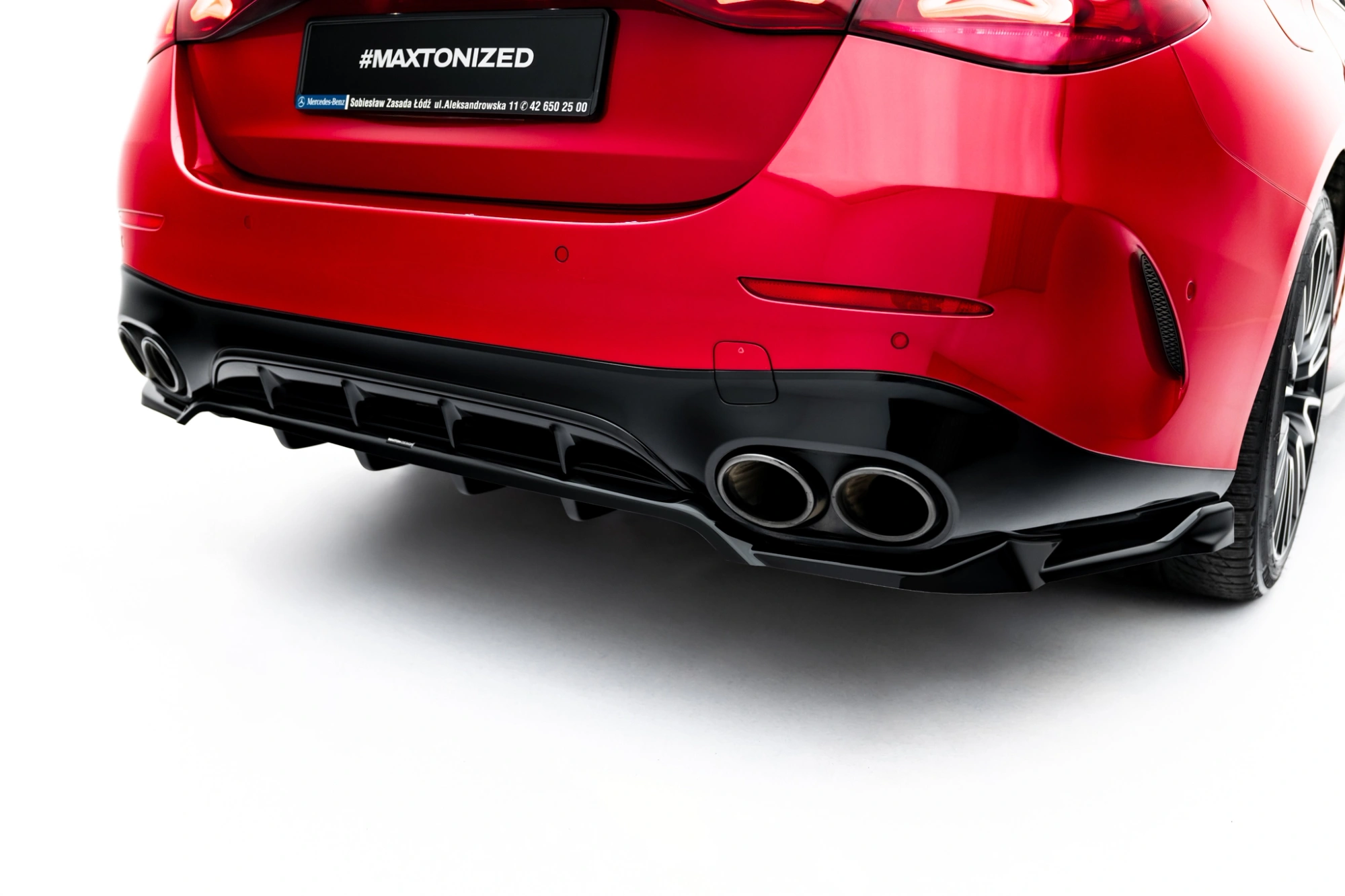 Baksplitter med diffuser BMW X2 / iX2 (U10) M-Pack 2023 -> | Glossy Black Edition – bilde 2